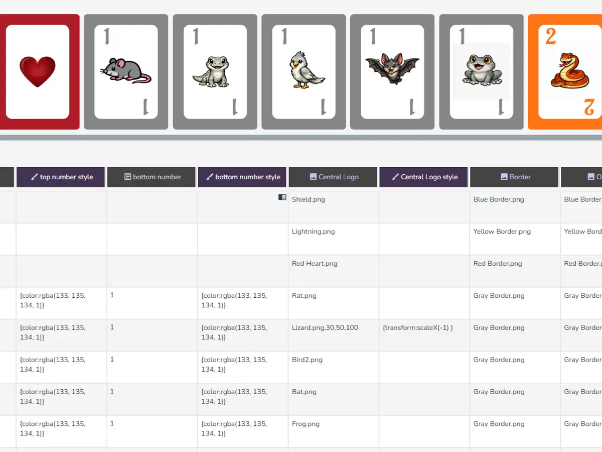 Card Design & Fast Prototyping sample from Kulworks